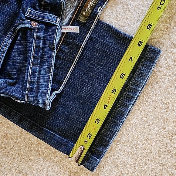 David Kahn Lauren Dark Wash Straight Leg Size 4 - Picture 10 of 14